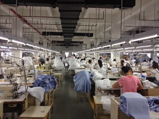 上海縫製工場