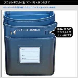 F3シリーズのココベルト説明用の黒色のランドセル