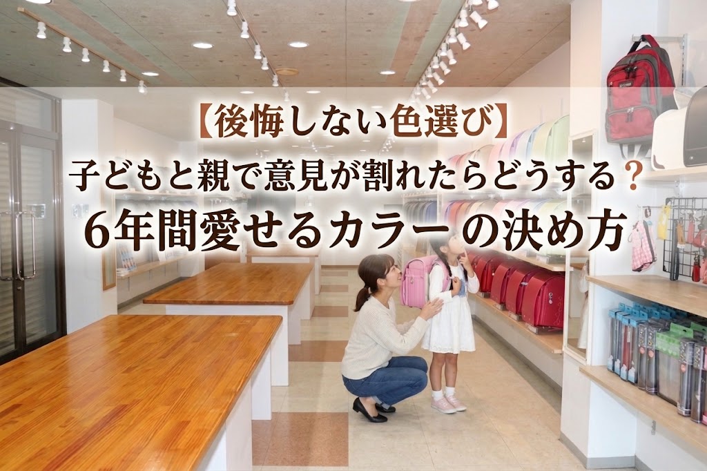 後悔しない色選び子どもと親で意見が割れたらどうする？6年間愛せるカラーの決め方