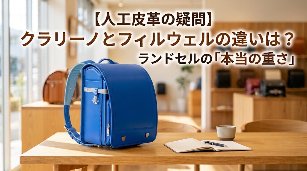 【人工皮革の疑問】クラリーノとフィルウェルの違いは？ランドセルの「本当の重さ」