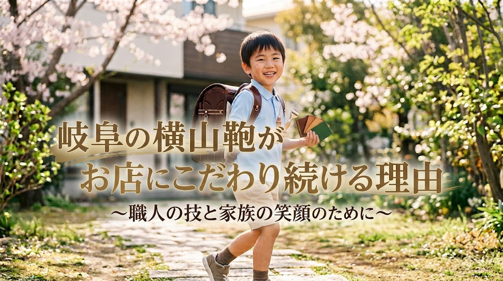 岐阜の横山鞄がお店にこだわり続ける理由