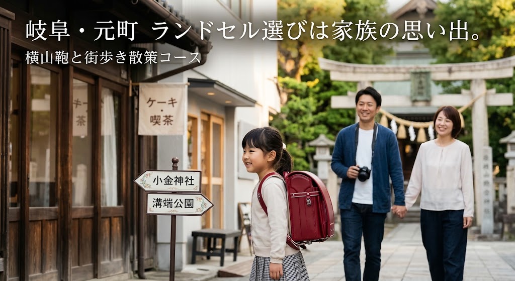 【岐阜・元町】ランドセル選びの日は街歩きも楽しもう！横山鞄の周辺おすすめ散策コース