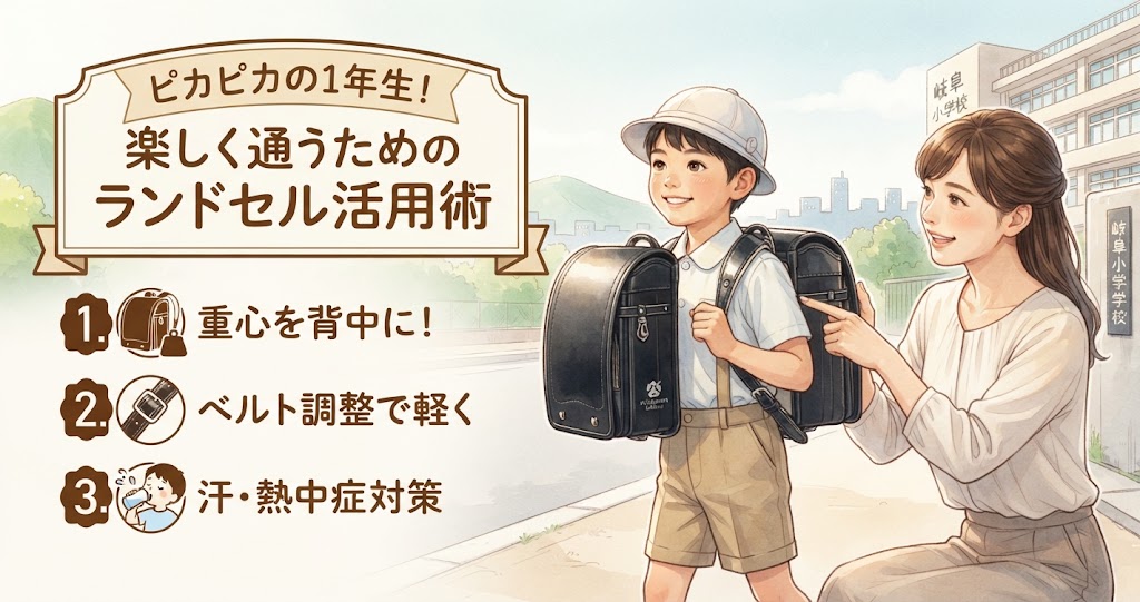 ピカピカの1年生も夏バテ注意？小学生の登下校を快適にする工夫とランドセルの関係