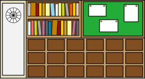 ロッカーのイラスト