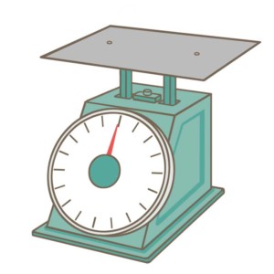 はかりのイラスト
