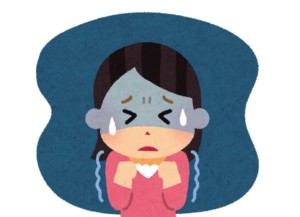 あおざめた子供のイラスト