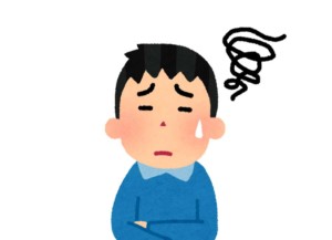 とぼけたマークのイラスト